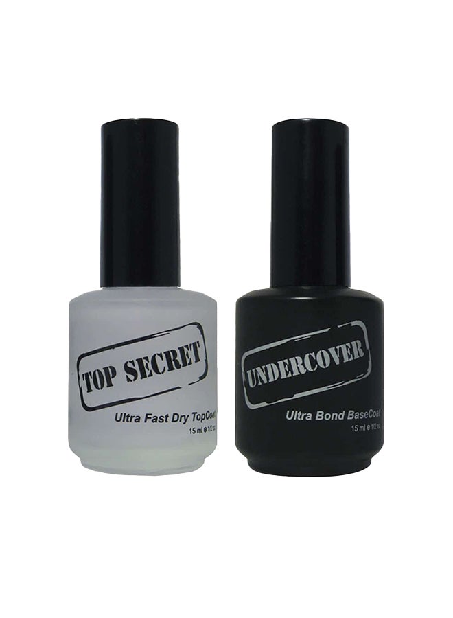Lechat Top Secret Base And TopCoat Super Shine Fast Dry For Nail Polish DA2P01 - Image 1