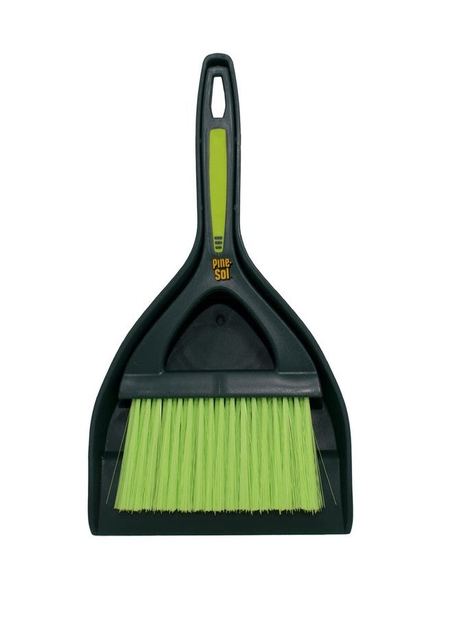 Pine Sol Pine-Sol Mini Dustpan and Brush Set | Nesting Snap-On Design | Portable, Compact Dust Pan and Hand Broom for Cleaning, Green - Image 1