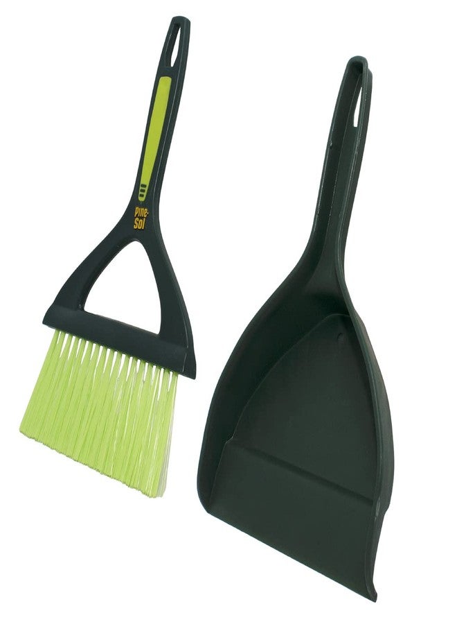 Pine Sol Pine-Sol Mini Dustpan and Brush Set | Nesting Snap-On Design | Portable, Compact Dust Pan and Hand Broom for Cleaning, Green - Image 4