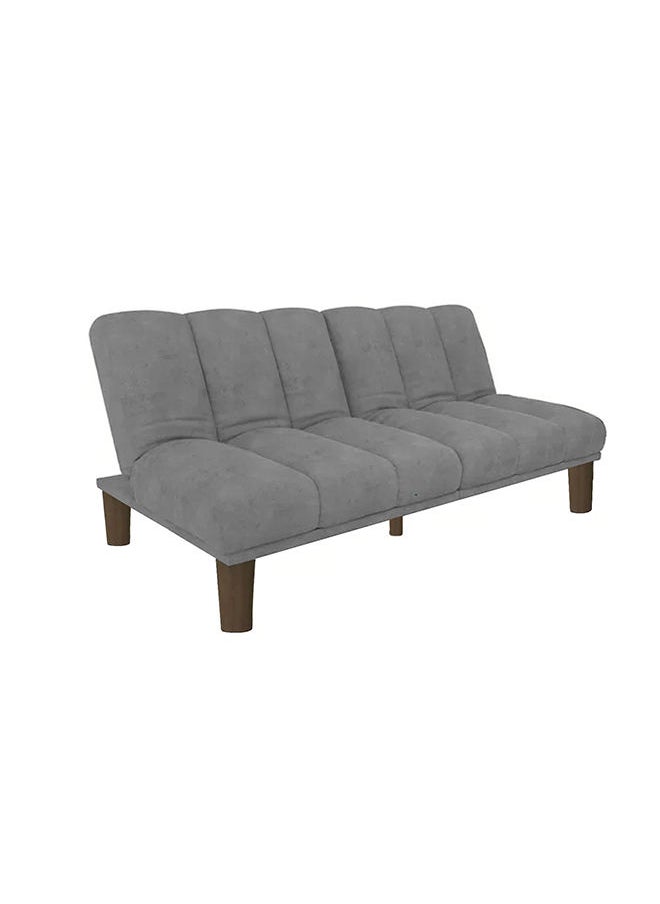 صوفة ديباج سوسو | 3 - مقاعد صوفا من المخمل 180x84x94 سم  - رمادي - Image 2