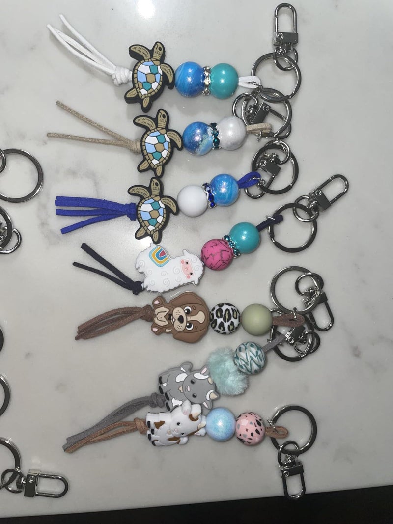 Waldd 10 Pcs Keychain Clasps Keychain Clips Lobster Claw Clasps for Bag Charms Craft Projects DIY Jewelry Charms (Gold) - Image 5