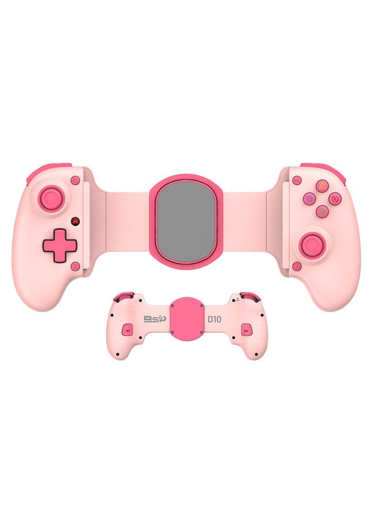 D10 Extendable Gaming Controller Delta for PS4, Android, iOS, Tablets, Switch, Xbox Streaming Controller (Pink) - Image 1