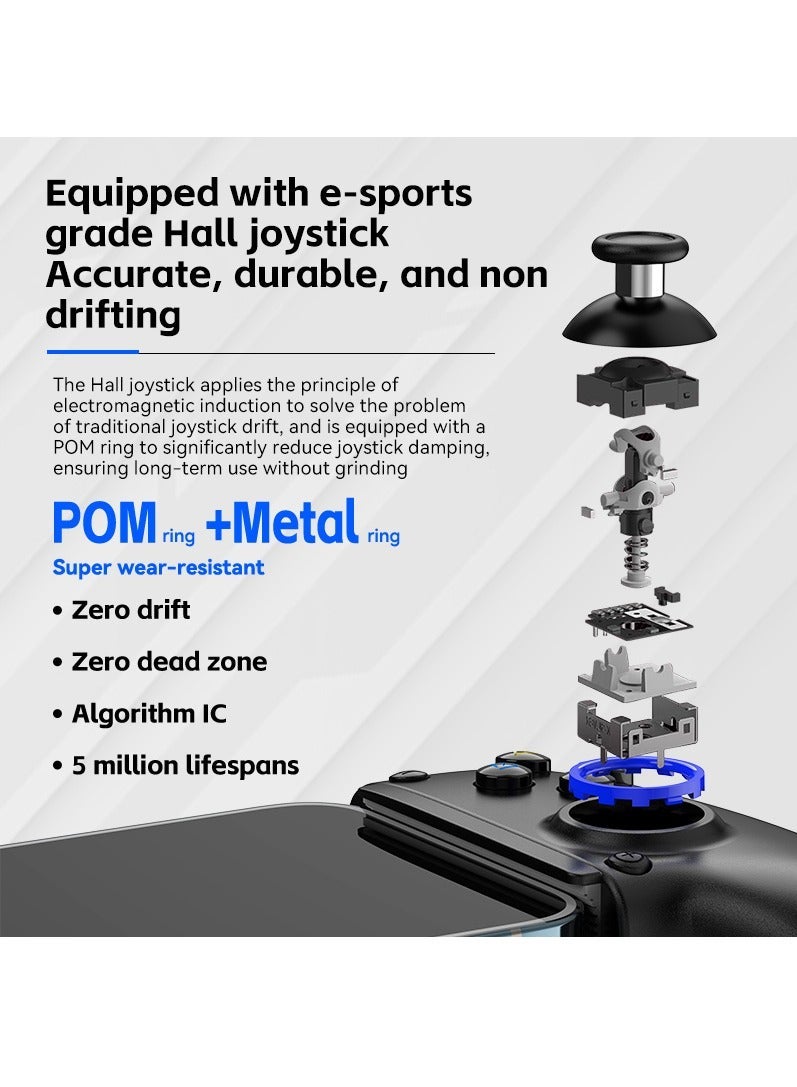 D10 Extendable Gaming Controller Delta for PS4, Android, iOS, Tablets, Switch, Xbox Streaming Controller (Pink) - Image 3