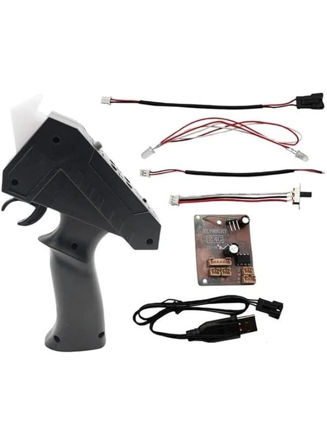 2 4G مجموعة جهاز إرسال واستقبال التحكم عن بعد بدون بطارية لسيارات RC من نوع MN D90 MN99S WPL - Image 1