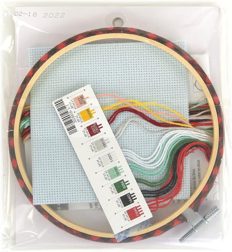 Dimensions Truck Gnomes Counted Cross Stitch Kit, 6" D, Blue,Red 6 - Image 2