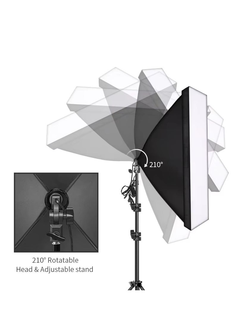Photography Soft Box Studio Cube Umbrella Lighting Tent Props Kit with 135W 3-color Bulbs soft and Storage Bag Use For Photo Studio Portrait Shooting Continuous Lighting Professional Lighting (Black)
