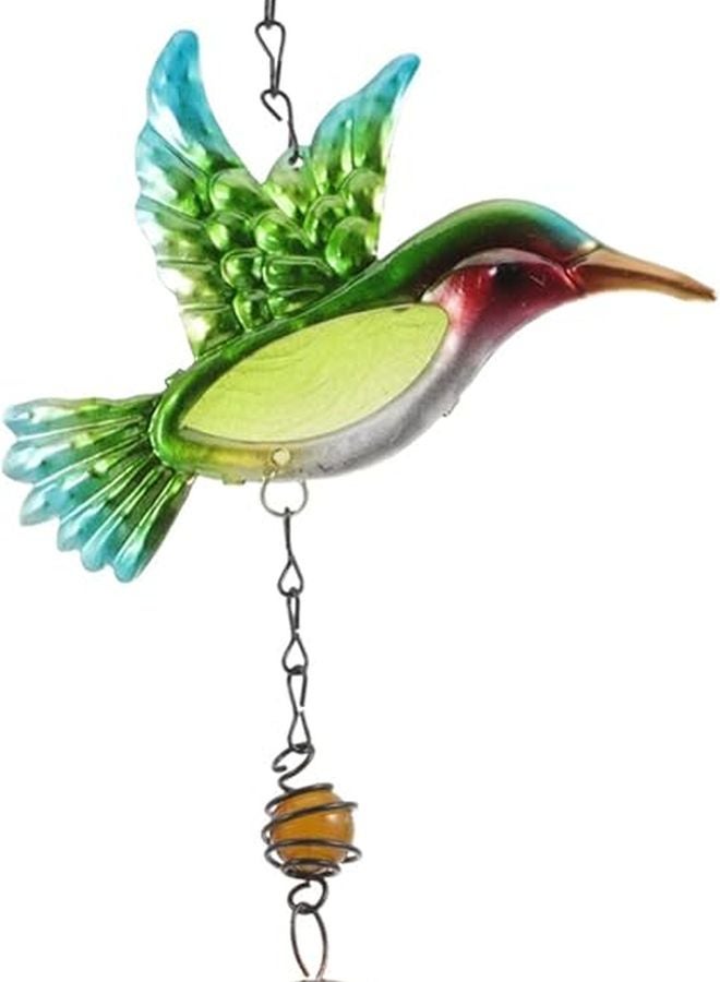 Metal Hummingbird Wind Chime for Garden Balcony Outdoor Home Decoration - Image 1