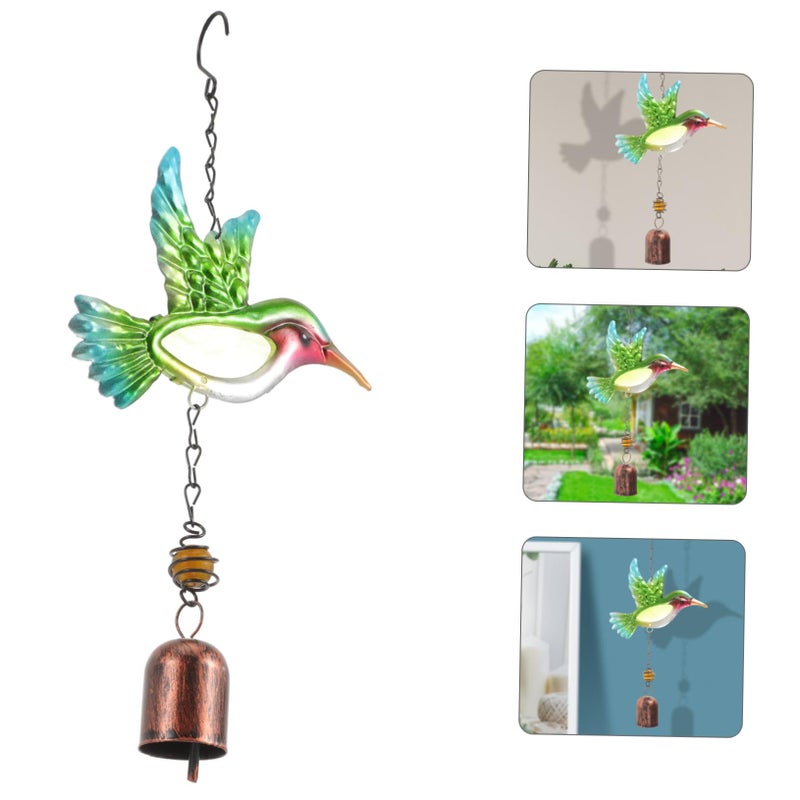 Metal Hummingbird Wind Chime for Garden Balcony Outdoor Home Decoration - Image 5