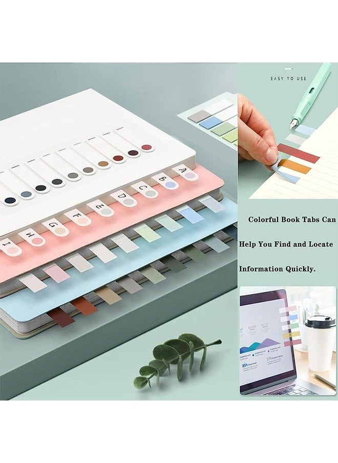 1400 Sticker - Morandi Color Writable Note Page Markings Bookmarks Index Labels Memo Stickers