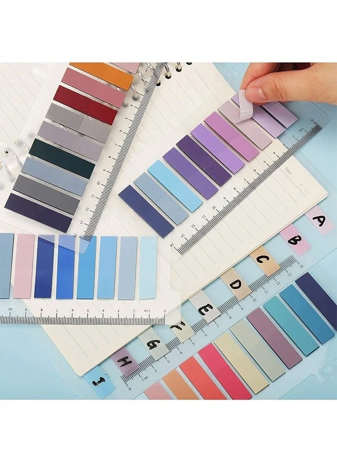 1400 Sticker - Morandi Color Writable Note Page Markings Bookmarks Index Labels Memo Stickers