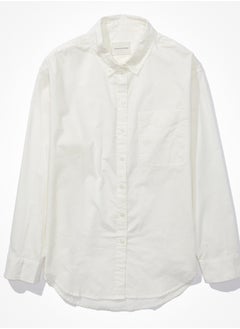 AE Oversized Oxford Button-Up Shirt