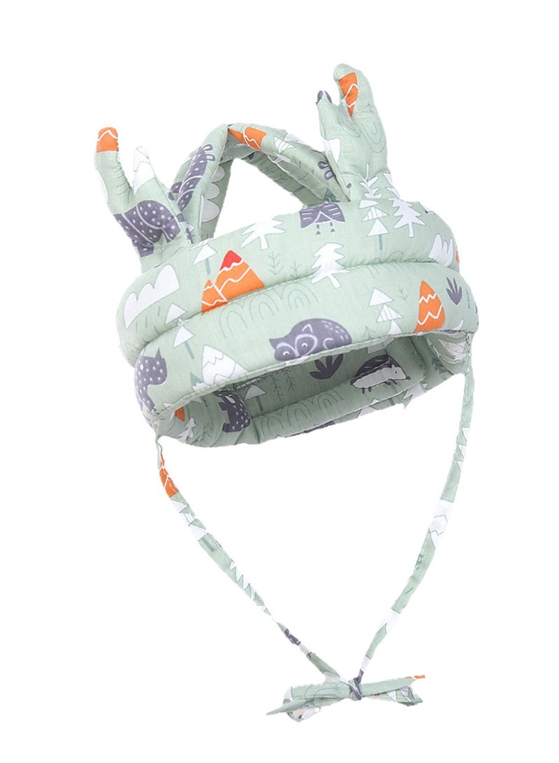 Children head pillow anti-fall head protection pad learning to walk thickened Baby toddler protective head hat  - Image 1