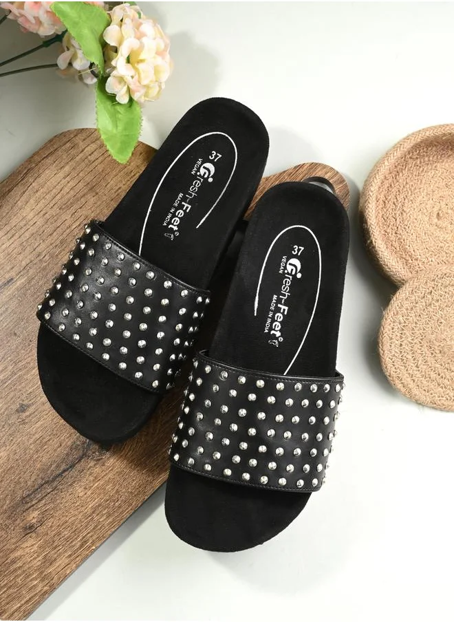 Fresh Feet Embellished Hazel Orthopedic Sandals