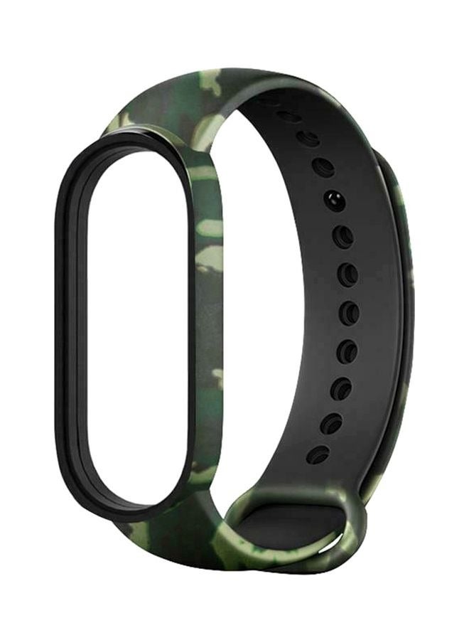 هيكسابيكس حزام من السيليكون الناعم بنمط الجيش لـ Mi Band 6/5 - Image 3