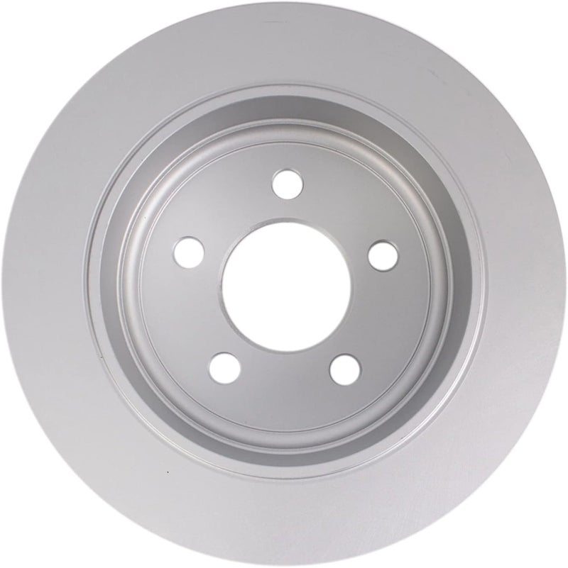 TRQ Rear Brake Rotors Set Solid Premium G-Coated Compatible with 2003-2007 Jeep Liberty 2003-2006 Wrangler - Image 5