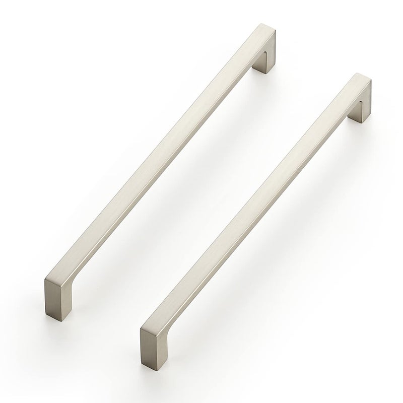 Ravinte 5 Pack Solid 712 Inch Square Cabinet Handles Brushed Nickel Drawer Pulls Kitchen Hardware - Image 2