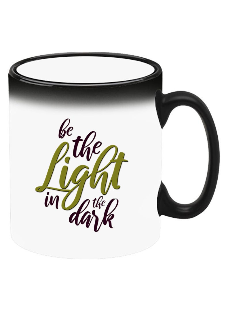 Theodor Color Changing Heat Sensitive Ceramic Mug, Image Revealed When HOT Liquid is Added! Be the Light in the Dark - Image 2