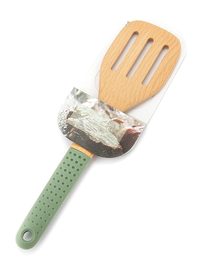 Cuisine Art مِجْرَاف مُثَقَّب مِنْ خَشَبِ الْبَيْش - Image 3