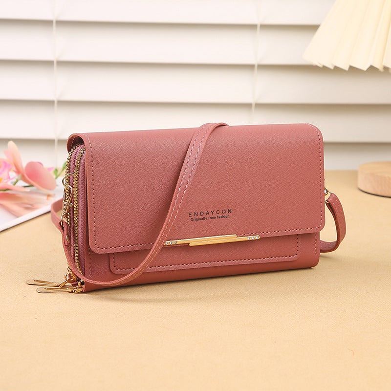 Bags Are Simple And Versatile. Women'S Hand-Held Small Square Bag Can Be Worn Cross-Body. One-Shoulder Double-Handle Mobile Phone Bag. Multi-Compartment Card Slot - Image 4