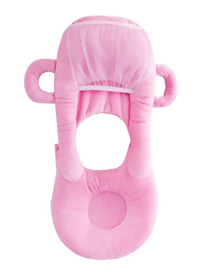 إيه جي دي وسادة للرضاعة الطبيعية للأطفال قابلة للتعديل مع غطاء قابل للغسل وردي - Image 1