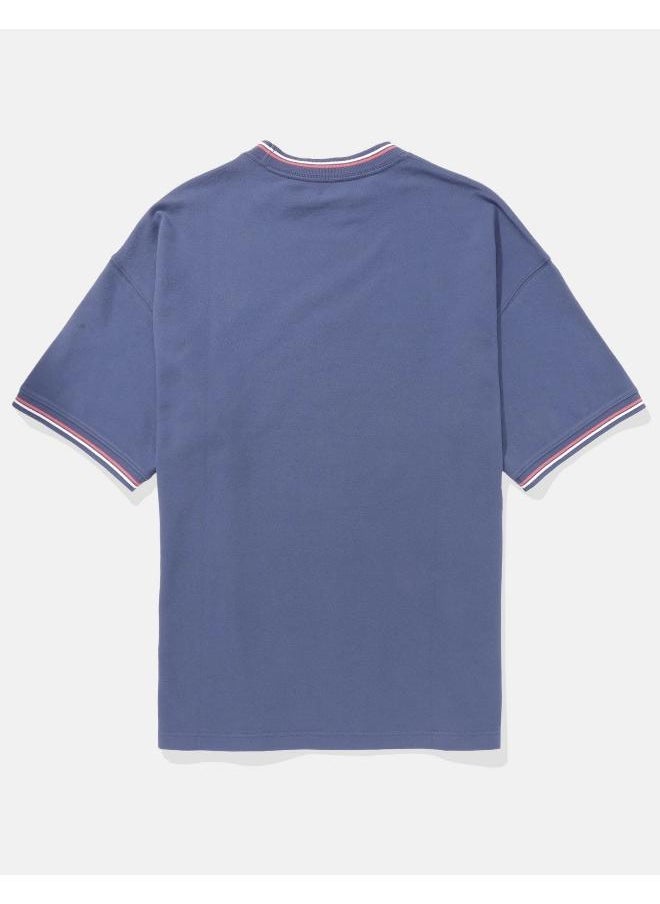 American Eagle - Crew Neck Logo Detail T-Shirt - Image 1