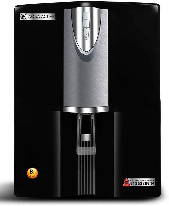 ALKALINE BLACK WATER PURIFIER WITH B12 RO UV PF TDS CONTROL 10 LITRES STORAGE 100GPD