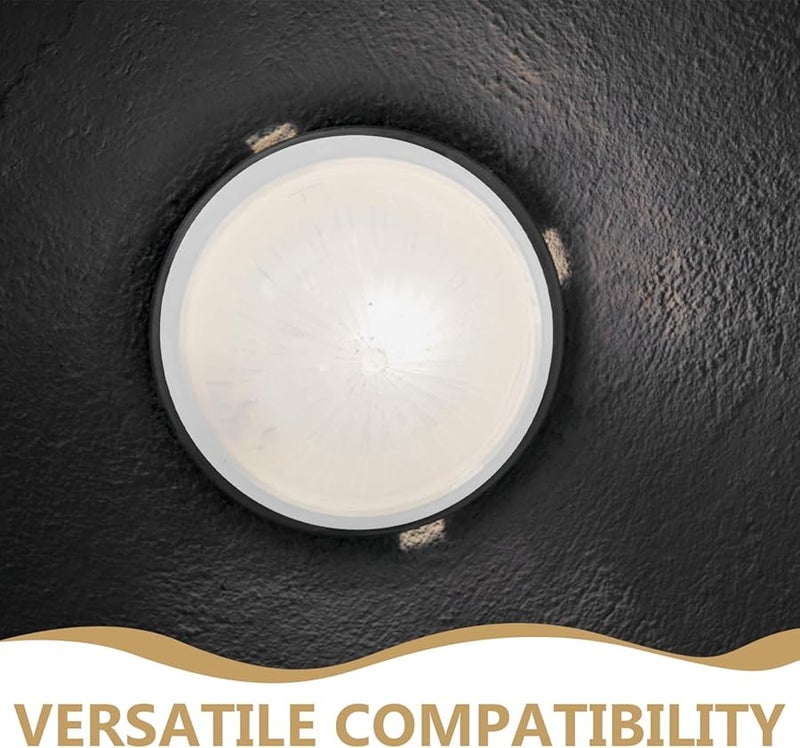 Mikikit 6 قطع غطاء موزع ضوء LED لوحة PC 13.30X13.30X0.10CM ظلال إضاءة السقف - Image 5