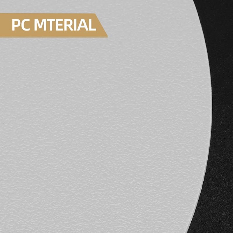 Mikikit 6 قطع غطاء موزع ضوء LED لوحة PC 13.30X13.30X0.10CM ظلال إضاءة السقف - Image 4