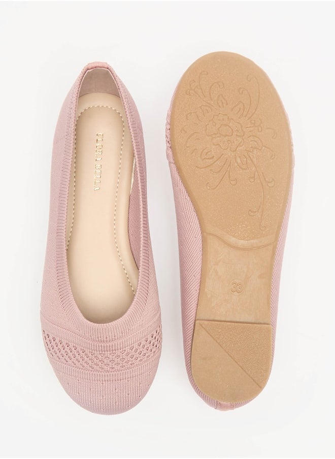 Flora Bella By Shoexpress فتحات كاجوال للبنات بأصبع دائري بليرينا  - Image 4