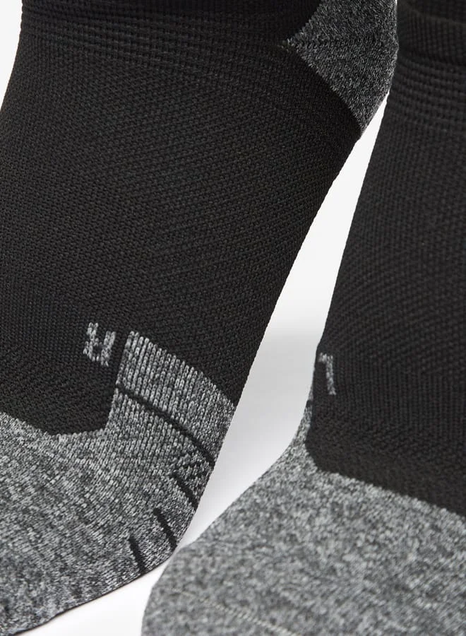 Kappa Men's Logo Detail Ankle Length Performance Socks - Set of 3