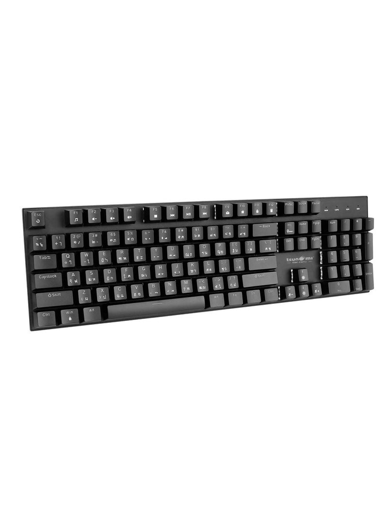 Generic - Tsunami MK-02+ 104Keys Mechanical Gaming Keyboard - Image 1