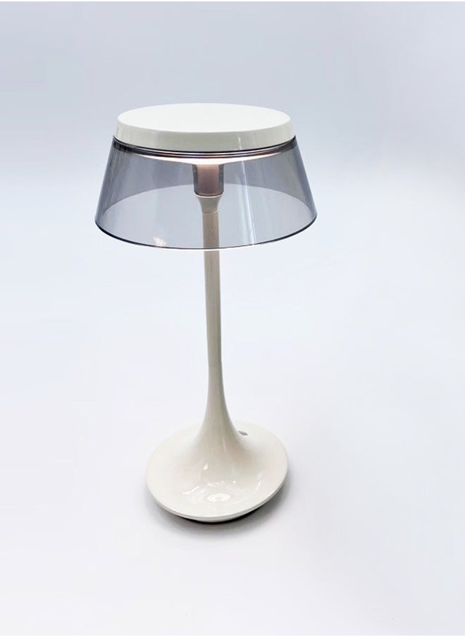Generic Cordless Modern LED Table Lamp White Color,Aluminum Shell,3 Colors Stepless Dimming,USB Charging Desk Lights,Portable Bedside Lamp For Indoor Decor Night,Baby Kids Room,Bedroom and Living Room  - Image 3