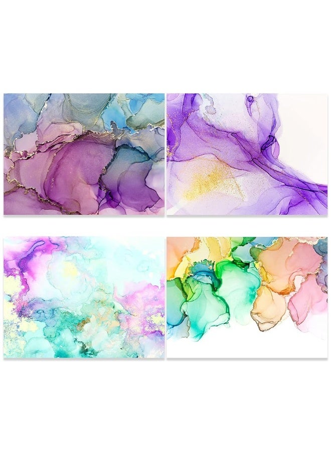TecUnite 60 Sheets Watercolor Paper White Cold Press Paper Pack for Kid Child Watercolor Drawing Student Artist (5 x 7 Inch) - Image 1