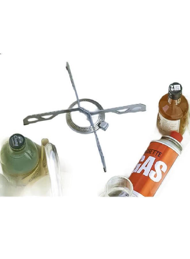 JD.com Jdjz Outdoor Mini Square Stove Portable Cartridge Stove Camping Picnic Mini Portable Self-Driving Tour Equipment - Image 2