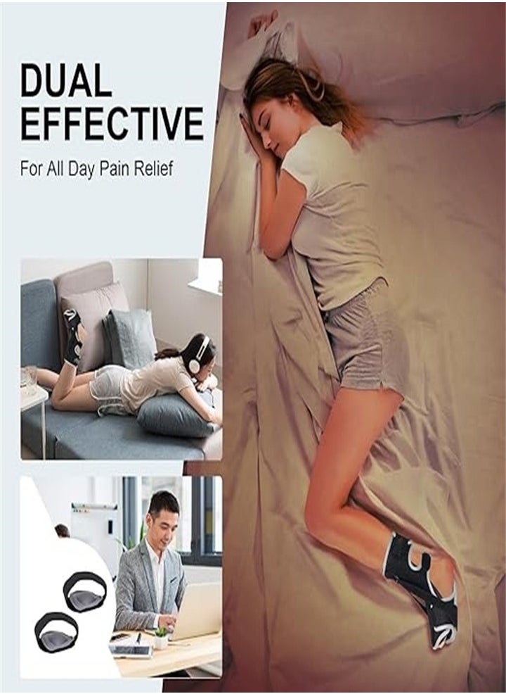 Generic - Plantar Fasciitis Night Splint: Plantar Fasciitis Relief Splint, Plantar Fasciitis Brace for Women Men - Dorsal Night Splint, Achilles Tendonitis Heel Pain Relief - Image 1