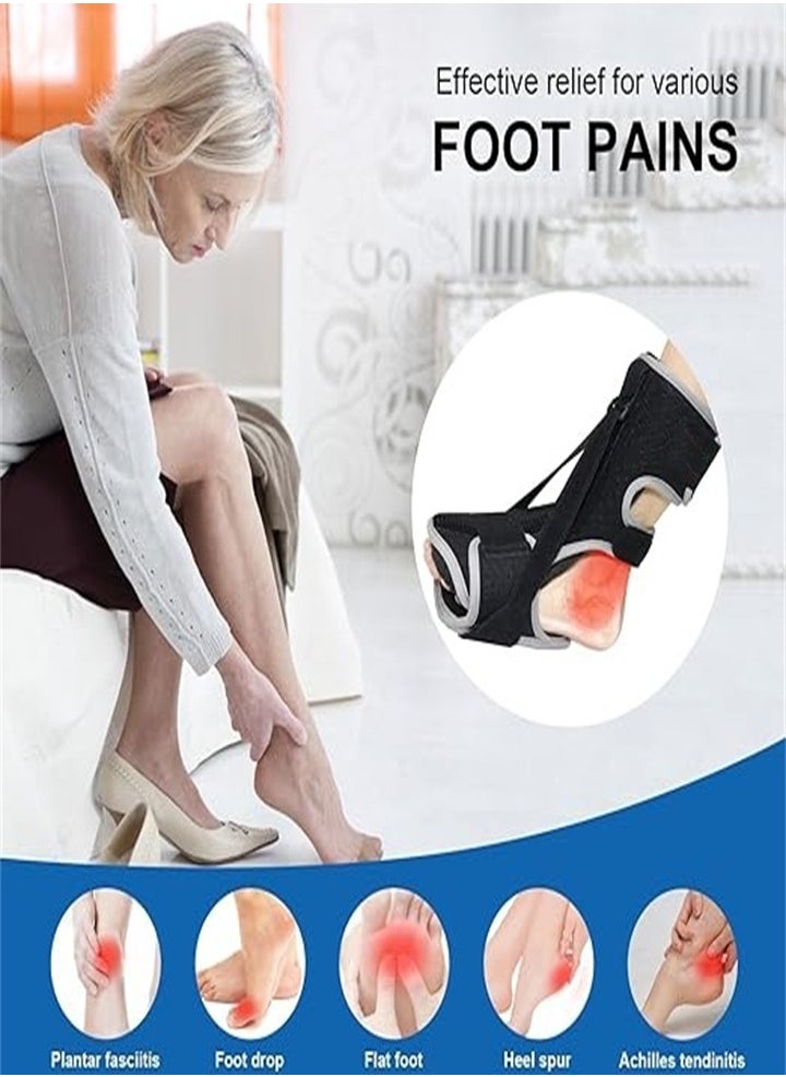 Generic - Plantar Fasciitis Night Splint: Plantar Fasciitis Relief Splint, Plantar Fasciitis Brace for Women Men - Dorsal Night Splint, Achilles Tendonitis Heel Pain Relief - Image 1