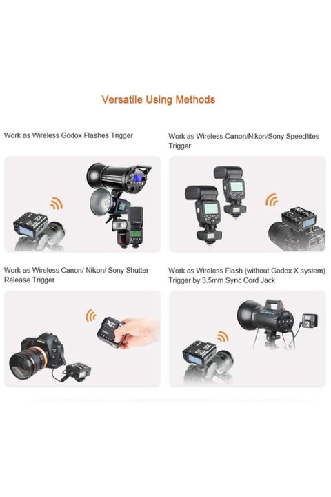 Godox X2T-S 2.4G Draadloze Flash Trigger, TTL Flash Transmitter
