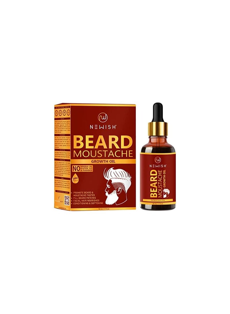 Newish Beard Growth Oil for Men 50ml - Image 1