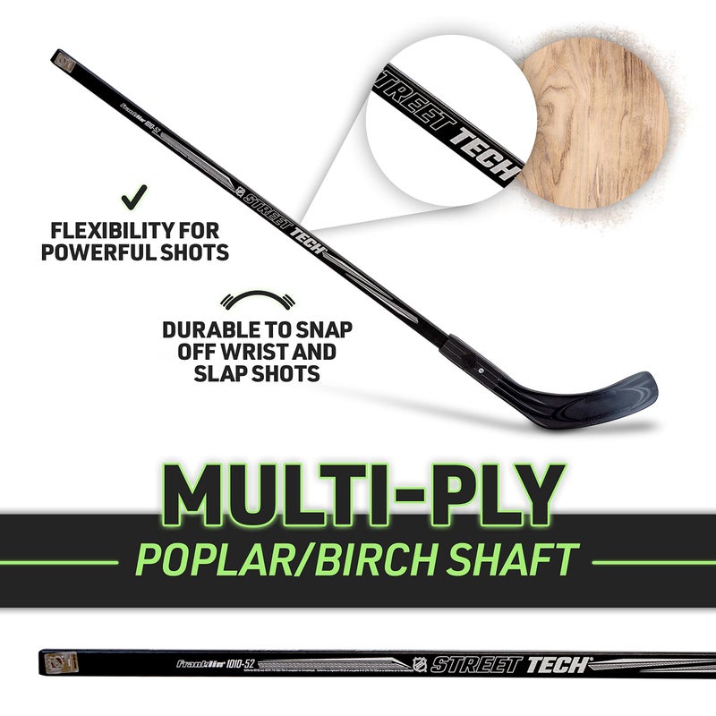 Franklin Sports NHL SX Comp 1010 Street Tech Hockey Stick 52-Inch Junior - Assorted Colors - Image 4