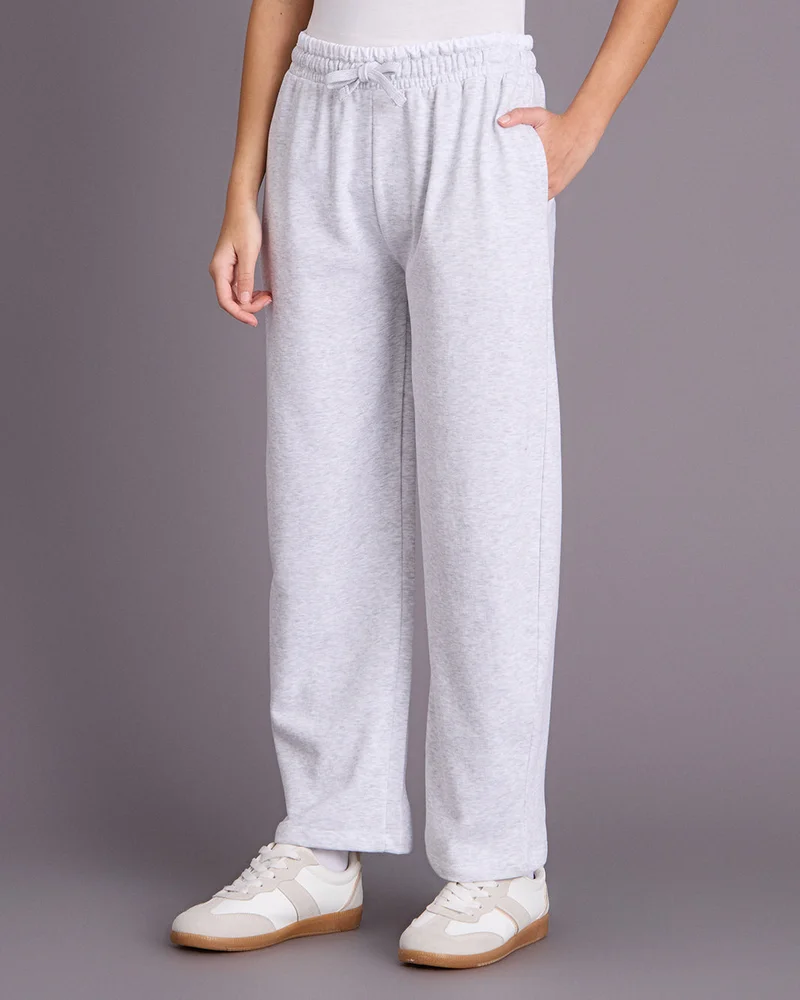 Redtag Senior Girls Grey mélange Active Pants