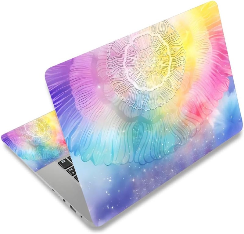 ARS Laptop Skin Sticker Decal for 12"–15.6" Laptops, Waterproof Vinyl Cover Protector for Notebook PC, Removable Decorative Laptop Sticker with Free 2 Wrist Pads, Universal Fit for MacBook, HP, Dell, Lenovo - Image 1