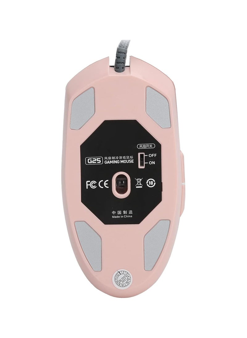 GGOOT USB Gaming Wired Mouse with Cooling Fan, Plug and Play Wired Mouse for Computers and Laptops, 4 Speed DPI Adjustable Gaming Mouse with Hollow Design  - Image 4