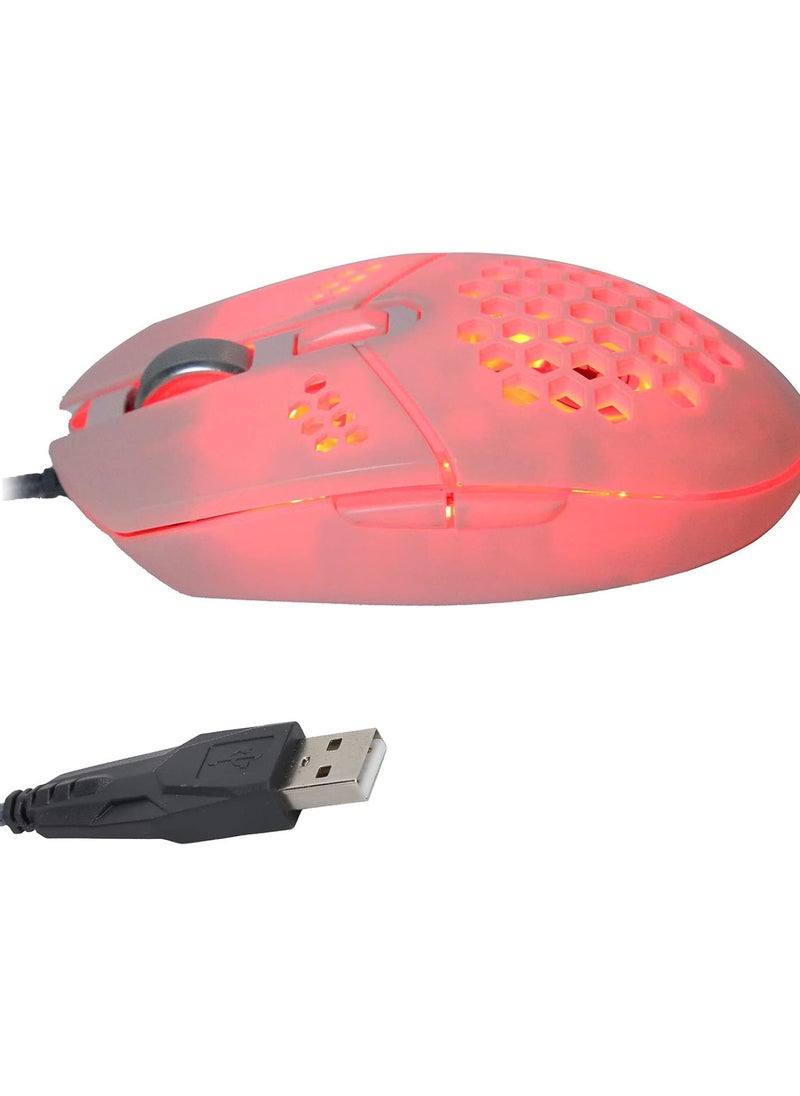 GGOOT USB Gaming Wired Mouse with Cooling Fan, Plug and Play Wired Mouse for Computers and Laptops, 4 Speed DPI Adjustable Gaming Mouse with Hollow Design  - Image 3