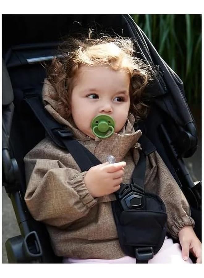 Mininor Round Pacifier Silicone 0M Grasshopper - Image 3