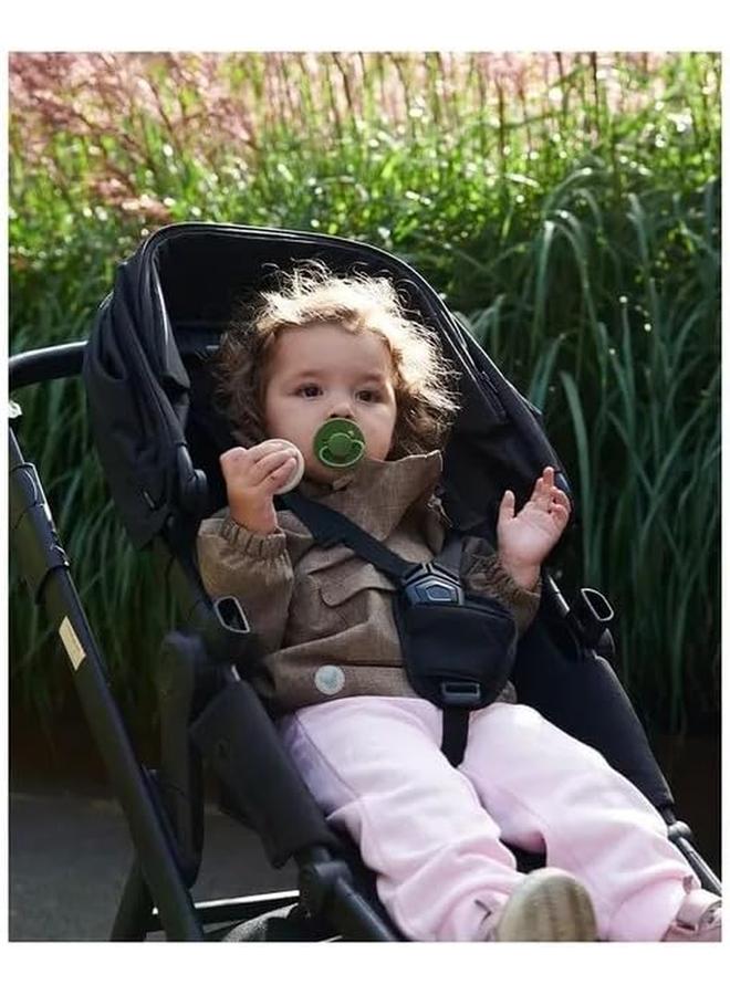 Mininor Round Pacifier Silicone 0M Grasshopper - Image 4