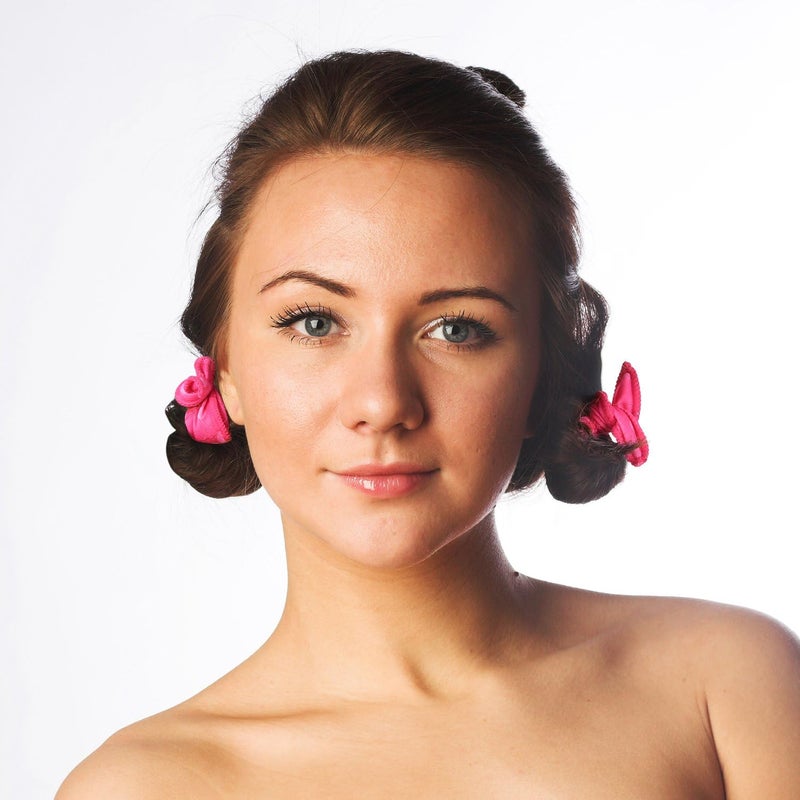 Bememo 40 Pieces Hair Rollers DIY Hair Styling Rollers Tools Soft Sleep Foam Pillow Hair Curler Rollers Sponge - Image 5