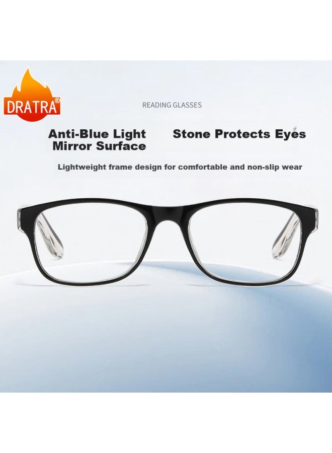 Dratra Reading Gl For Men, High Definition Anti-blue Light Farsighted Gl, Middle-aged And Elderly Phone Viewing Gl, Presbyopic Gl For Wome - Image 2