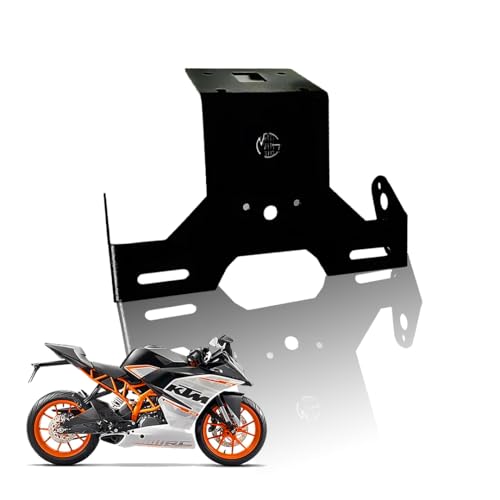 MOTO GENIUS Heavy Metal Tail Tidy Number Plate Holder for KTM RC Duke 125 200 250 390 | License Plate Bracket for Duke & RC (Black) - Image 1
