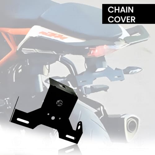 MOTO GENIUS Heavy Metal Tail Tidy Number Plate Holder for KTM RC Duke 125 200 250 390 | License Plate Bracket for Duke & RC (Black) - Image 4