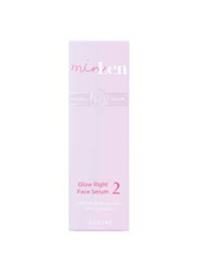 minLen Glow Right Face Serum 30ml - Image 1